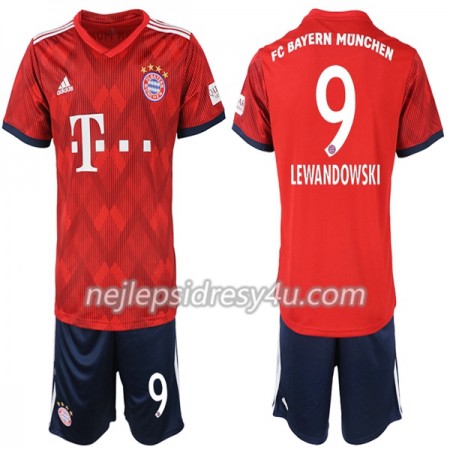 Fotbalový Dres FC Bayern Mnichov Lewandowski 9 Dětské Domácí 2018/19